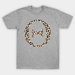 Theta Cheetah Letter T-Shirt